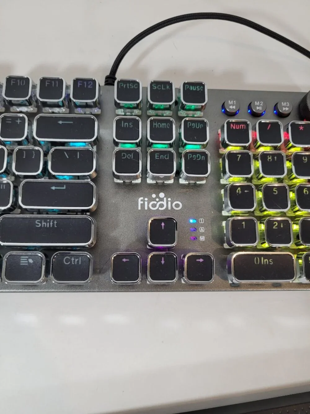 FIODIO F-GKB100 Mechanical Gaming Keyboard Wired USB